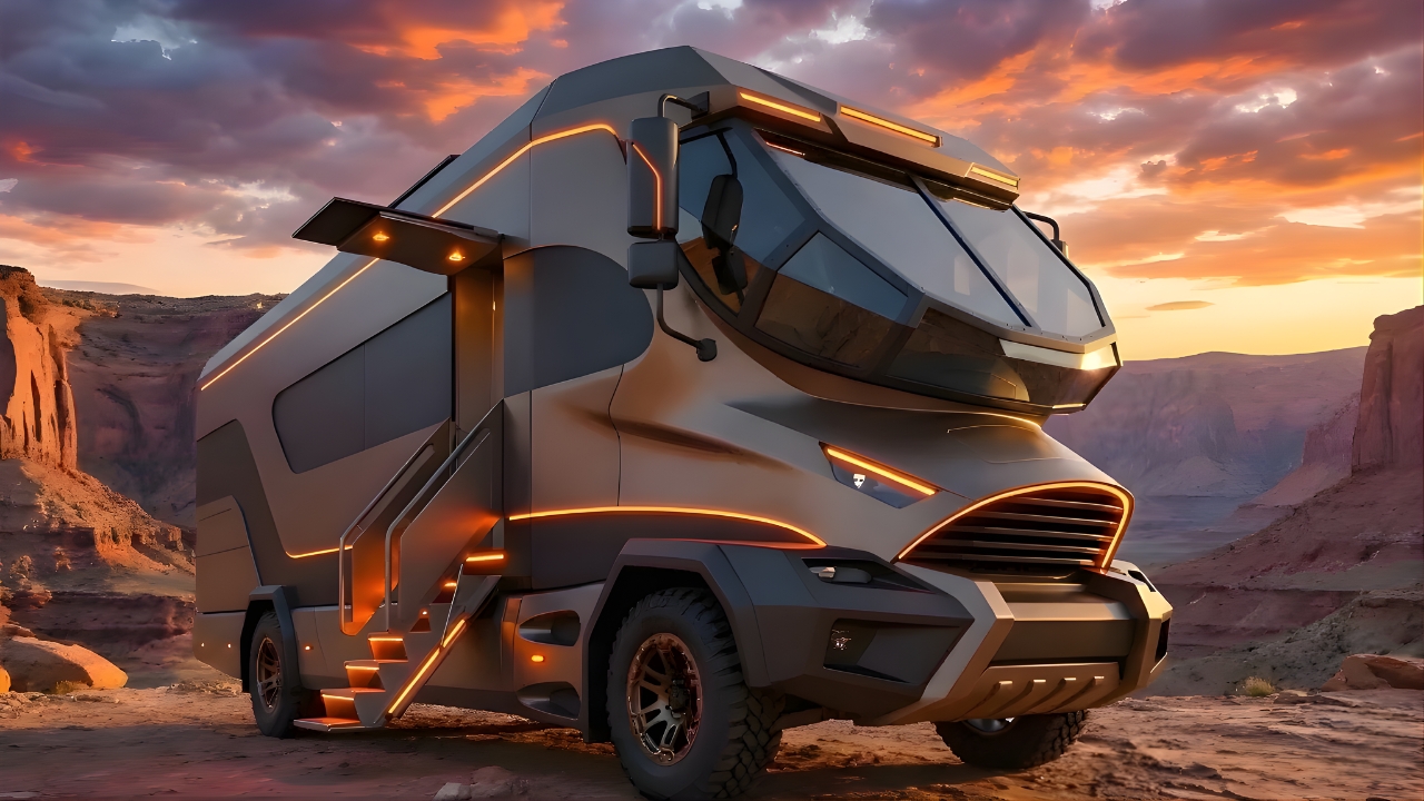 2026 Shark-Inspired Luxury Motorhome Revealed – Futuristic Design and Ultimate Travel Comfort