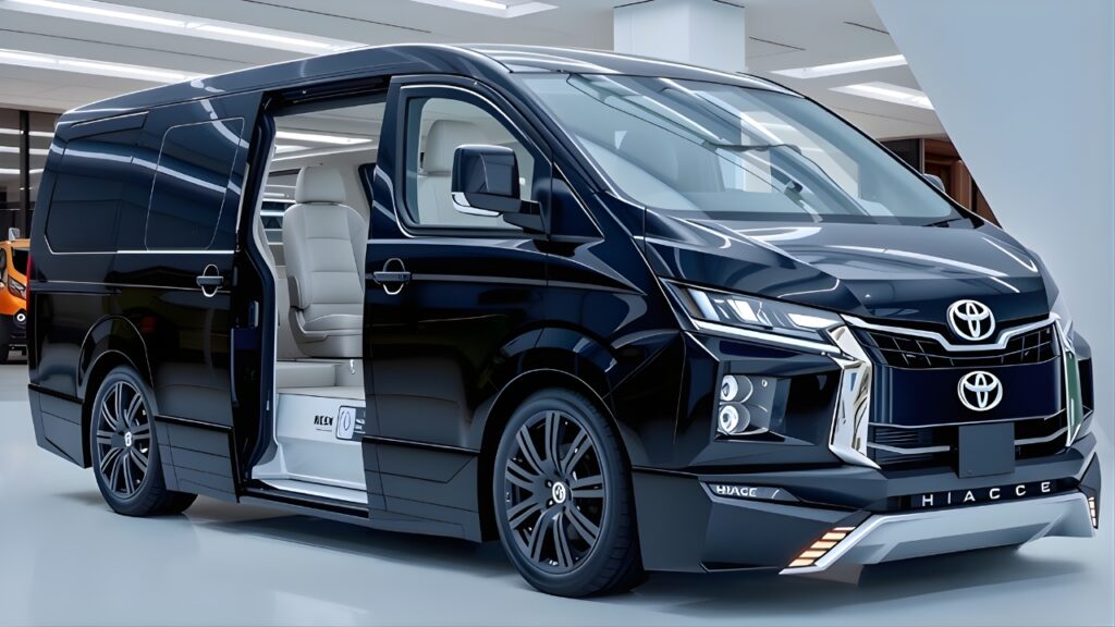 New Toyota Hiace Premium Van Revealed – Stylish Exterior, Advanced Safety Features, and Efficient Performance