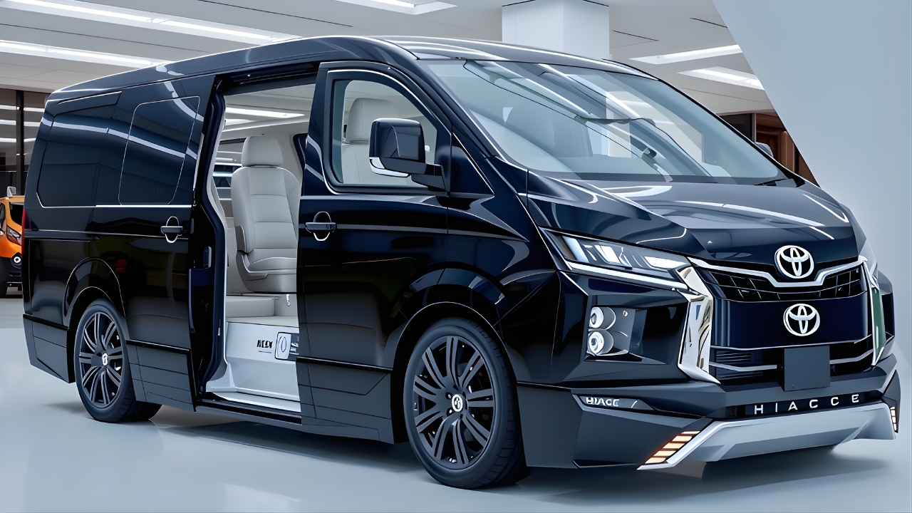 New Toyota Hiace Premium Van Revealed – Stylish Exterior, Advanced Safety Features, and Efficient Performance
